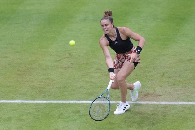 Maria Sakkari, GRE, during first round at 2023 bett1 Open in Berlin, 21 06 2023
