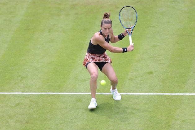Maria Sakkari, GRE, during first round at 2023 bett1 Open in Berlin, 21 06 2023