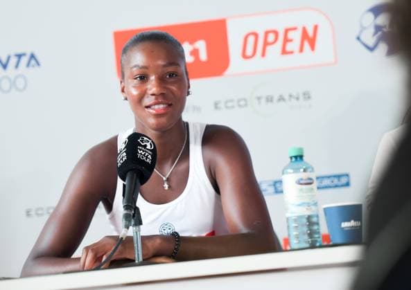 21 06 2023, xlakx, sports tennis, WTA Tour 2023 in Berlin emspor, v l press conference Noma NOHA AKUGUE GER Berlin