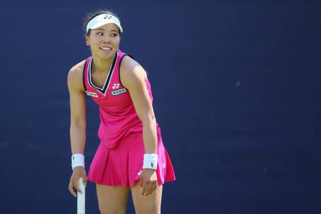 Ilkley Tennis Club, England, June 21st 2023: 2023: Mai Hontama during the W100 Ilkley against Joanna Garland at Ilkley Tennis Club (Sean Chandler SPP) Copyright: xSeanxChandlerx xSPPx spp-en-SeChSp-W100 Ilkley - Mai Hontama v Joanna Garland - Ilkley Tennis Club-11
