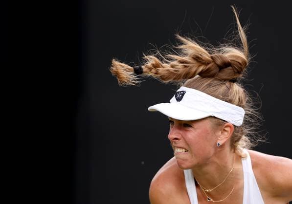 Mandatory Credit: Photo by Ryan Browne Shutterstock (13977104r) Magdalena Frech of Poland. Rothesay Classic, Day Four, Tennis, Edgbaston Priory Club, Birmingham, UK - 22 Jun 2023 Rothesay Classic, Day Four, Tennis, Edgbaston Priory Club, Birmingham, UK - 22 Jun 2023 Copyright: xRyanxBrowne Shutterstockx 13977104r