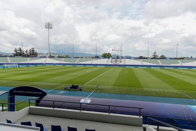 UEFA U21 European Championship, Germany Israel, 1 group match, 21 06 2023, Ramas Schengelia Stadium, Kutaisi View from the press tribune into the interior of the Ramas Schengelia Stadium, UEFA U21 European Football Championship in Romania and Georgia, 1 group match, Germany Israel, on 21 06 2023, Ramas Schengelia Stadium, Kutaisi in Georgia Copyright: xBEAUTIFULxSPORTS Meuselx