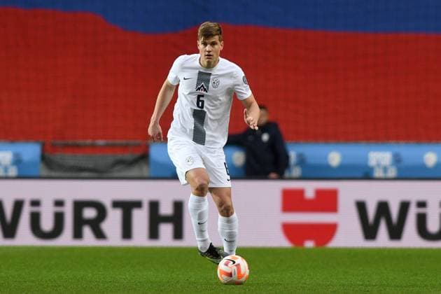 JAKA BIJOL, UEFA EURO, EM, Europameisterschaft,Fussball 2024 Qualifying, Slovenia-San Marino 2-0, azione, Action Single Shot UEFA QUALIFICAZIONI EURO 2024 SLOVENIA-SAN MARINO 2-0