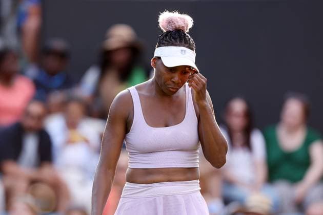 Mandatory Credit: Photo by Ryan Browne Shutterstock (13977104dc) Venus Williams of the USA during her round of 16 match. Rothesay Classic, Day Four, Tennis, Edgbaston Priory Club, Birmingham, UK - 22 Jun 2023 Rothesay Classic, Day Four, Tennis, Edgbaston Priory Club, Birmingham, UK - 22 Jun 2023 Copyright: xRyanxBrowne Shutterstockx 13977104dc
