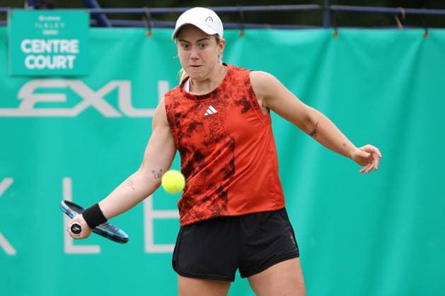 Ilkley Tennis Club, Ilkley, England, June 23st 2023: Sonay Kartal during the W100 Ilkley Semi Final against Emma Navarro at Ilkley Tennis Club (Sean Chandler SPP) Copyright: xSeanxChandlerx xSPPx spp-en-SeChSp-W100 Ilkley - Semi Final - Emma Navarro v Sonay Kartal - Ilkley Tennis Club-5164