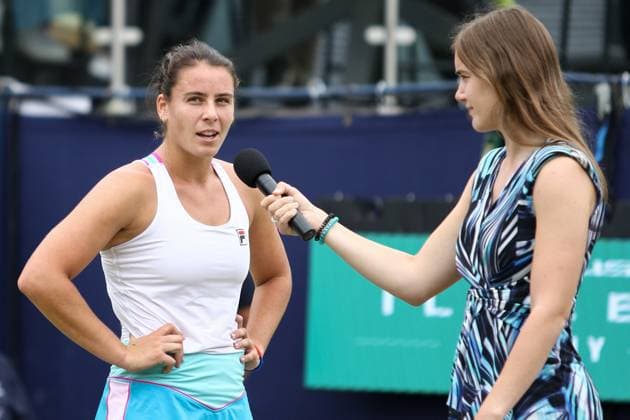 Ilkley Tennis Club, Ilkley, England, June 23st 2023: Emma Navarro during the W100 Ilkley Semi Final against Sonay Kartal at Ilkley Tennis Club (Sean Chandler SPP) Copyright: xSeanxChandlerx xSPPx spp-en-SeChSp-W100 Ilkley - Semi Final - Emma Navarro v Sonay Kartal - Ilkley Tennis Club-5562