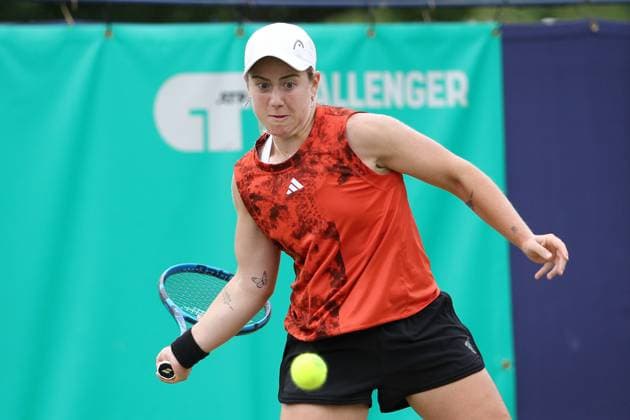 Ilkley Tennis Club, Ilkley, England, June 23st 2023: Sonay Kartal during the W100 Ilkley Semi Final against Emma Navarro at Ilkley Tennis Club (Sean Chandler SPP) Copyright: xSeanxChandlerx xSPPx spp-en-SeChSp-W100 Ilkley - Semi Final - Emma Navarro v Sonay Kartal - Ilkley Tennis Club-5310
