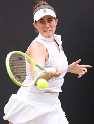 Mandatory Credit: Photo by Ryan Browne Shutterstock (13977105ao) Rebecca Marino of Canada during her quarter-final match. Rothesay Classic, Day Five, Tennis, Edgbaston Priory Club, Birmingham, UK - 23 Jun 2023 Rothesay Classic, Day Five, Tennis, Edgbaston Priory Club, Birmingham, UK - 23 Jun 2023 Copyright: xRyanxBrowne Shutterstockx 13977105ao