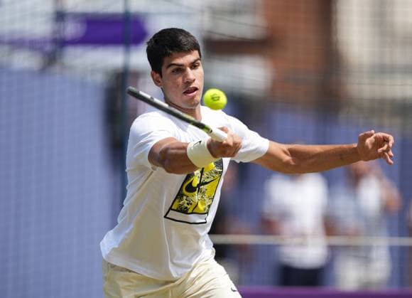 Tennis, ATP Tournament in London, Queens Club, Carlos Alcaraz Training