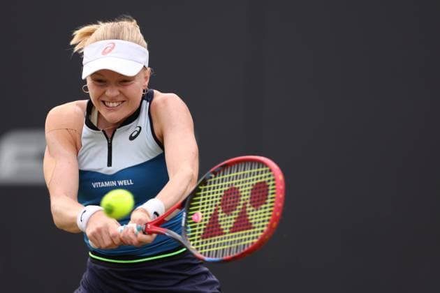 Mandatory Credit: Photo by Ryan Browne Shutterstock (13977105fi) Harriet Dart of Great Britain. Rothesay Classic, Day Five, Tennis, Edgbaston Priory Club, Birmingham, UK - 23 Jun 2023 Rothesay Classic, Day Five, Tennis, Edgbaston Priory Club, Birmingham, UK - 23 Jun 2023 Copyright: xRyanxBrowne Shutterstockx 13977105fi
