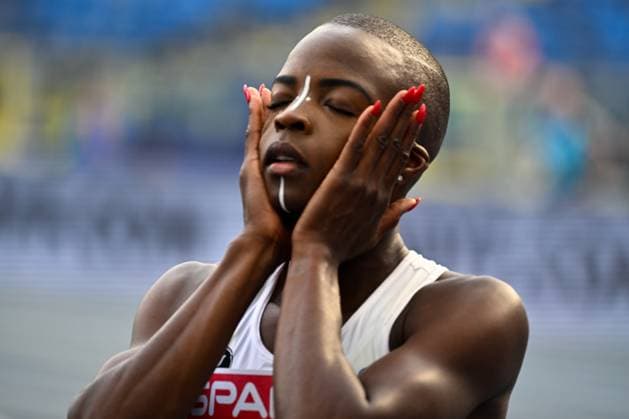 Sport Themen der Woche KW25 Athletics At The 3rd Europaspiele In Chorzow Representative of Belgium, Cynthia Bolingo, competing in women s 400m at the Silesian Stadium during the athletics competition at the 3rd European Games on June 23, 2023 in Chorzow, Poland. From June 21 to July 2, the 3rd European Games organized by The European Olympic Committees are held in Krakow and nearby cities. The Games are held every 4 years and 50 European national teams take part in it. During the European Games you can watch 29 different sports. Chorzow Poland  Copyright: xKlaudiaxRadeckax originalFilename:radecka-athletic230623_nphx5.jpg