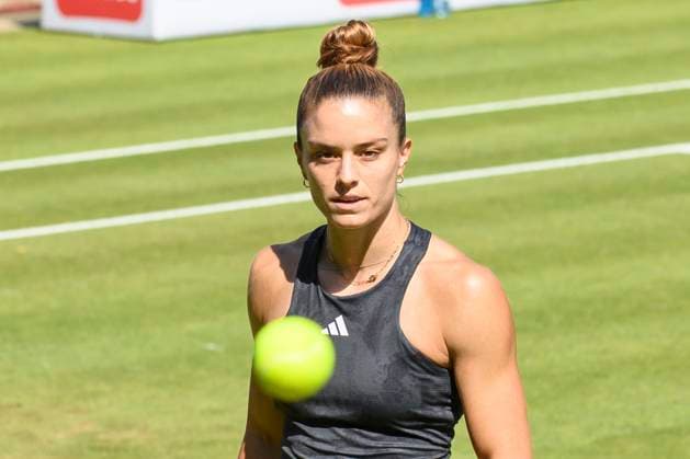 Maria Sakkari tennis player, GER, Berlin, QF, tennis bett1open, WTA 500, season 2022 2023, 24 06 23, 2023, Steffi Graf Stadium, GER, Berlin, QF, tennis bett1open, WTA 500, season 2022 2023, 24 06 23, 2023, Steffi Graf Stadium, photo Eibner Pressefoto Uwe Koch Berlin Copyright: xEibner-Pressefoto UwexKochx EP_UKH