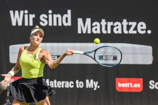 Marketa Vondrousova tennis player, GER, Berlin, QF, Tennis bett1open, WTA 500, season 2022 2023, 24 06 23, 2023, Steffi Graf Stadium, GER, Berlin, QF, Tennis bett1open, WTA 500, season 2022 2023, 24 06 23, 2023, Steffi Graf Stadium, Photo Eibner Pressefoto Uwe Koch Berlin Copyright: xEibner-Pressefoto UwexKochx EP_UKH