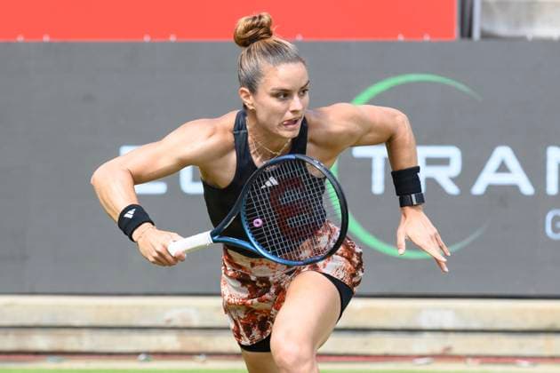 Maria Sakkari tennis player, GER, Berlin, QF, Tennis bett1open, WTA 500, season 2022 2023, 24 06 23, 2023, Steffi Graf Stadium, GER, Berlin, QF, Tennis bett1open, WTA 500, season 2022 2023, 24 06 23, 2023, Steffi Graf Stadium, Photo Eibner Pressefoto Uwe Koch Berlin Copyright: xEibner-Pressefoto UwexKochx EP_UKH
