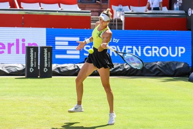 Marketa Vondrousova tennis player, GER, Berlin, QF, Tennis bett1open, WTA 500, season 2022 2023, 24 06 23, 2023, Steffi Graf Stadium, GER, Berlin, QF, Tennis bett1open, WTA 500, season 2022 2023, 24 06 23, 2023, Steffi Graf Stadium, Photo Eibner Pressefoto Uwe Koch Berlin Copyright: xEibner-Pressefoto UwexKochx EP_UKH