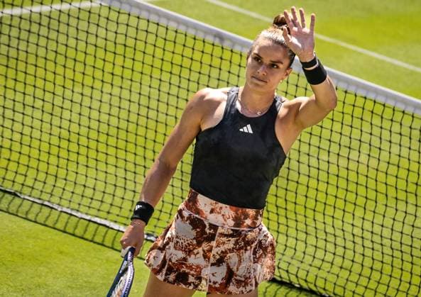 24 06 2023, xlakx, sports tennis, WTA Tour 2023 in Berlin emspor, v l Maria Sakkari Greece Berlin