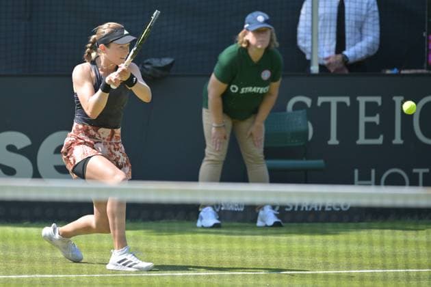 24 06 2023, xbrx, tennis bad homburg open wta 250, emspor, v l volynets, katie u.s.a. , plays the ball, focused, concentrated bad homburg