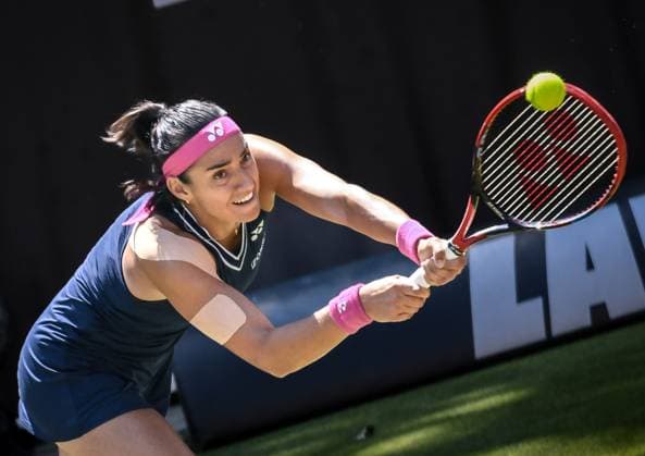 24 06 2023, xlakx, sports tennis, WTA Tour 2023 in Berlin emspor, v l Caroline Garcia France Berlin