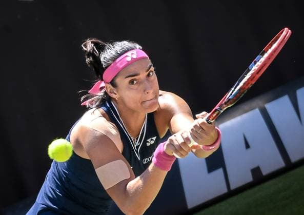 24 06 2023, xlakx, sports tennis, WTA Tour 2023 in Berlin emspor, v l Caroline Garcia France Berlin