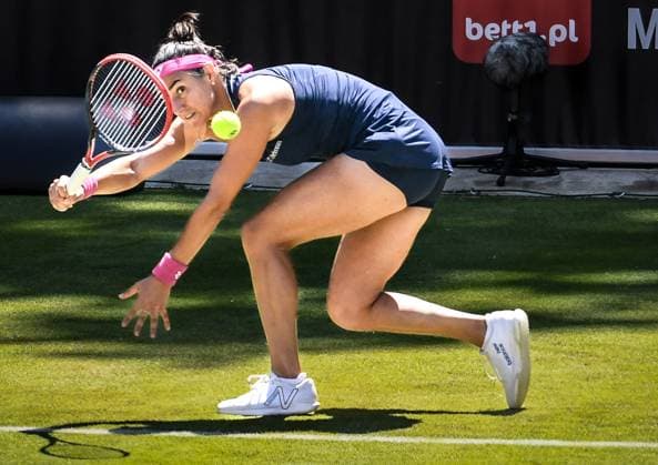 24 06 2023, xlakx, sports tennis, WTA Tour 2023 in Berlin emspor, v l Caroline Garcia France Berlin