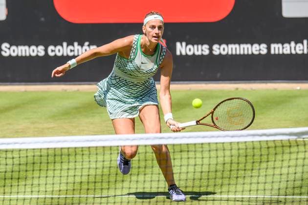 Petra Kvitova tennis player, GER, Berlin, QF, Tennis bett1open, WTA 500, season 2022 2023, 24 06 23, 2023, Steffi Graf Stadium, GER, Berlin, QF, Tennis bett1open, WTA 500, season 2022 2023, 24 06 23, 2023, Steffi Graf Stadium, Photo Eibner Pressefoto Uwe Koch Berlin Copyright: xEibner-Pressefoto UwexKochx EP_UKH