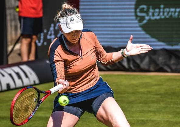 24 06 2023, xlakx, sports tennis, WTA Tour 2023 in Berlin emspor, v l Donna Vekic Croatia Berlin