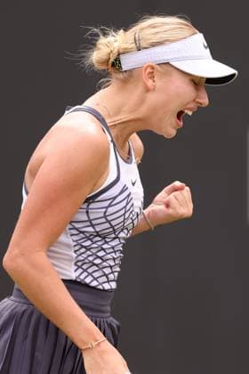 Mandatory Credit: Photo by Ryan Browne Shutterstock (13977107du) Anastasia Potapova of Russia during her Semi-Final match. Rothesay Classic, Day Six, Tennis, Edgbaston Priory Club, Birmingham, UK - 24 Jun 2023 Rothesay Classic, Day Six, Tennis, Edgbaston Priory Club, Birmingham, UK - 24 Jun 2023 Copyright: xRyanxBrowne Shutterstockx 13977107du