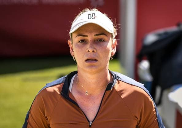 24 06 2023, xlakx, sports tennis, WTA Tour 2023 in Berlin emspor, v l Donna Vekic Croatia Berlin