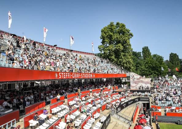 24 06 2023, xlakx, sports tennis, WTA Tour 2023 in Berlin emspor, v l CenterCourt Steffi Graf Stadium Berlin