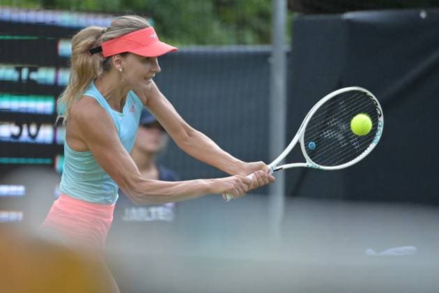 24 06 2023, xbrx, tennis Bad Homburg Open WTA 250, emspor, v l Zanevska, Maryna BEL , focused, concentrated, plays the ball Bad Homburg