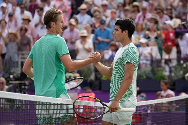 Tennis, ATP Tournament in London, Queens Club, Semifinals, Alcaraz - Korda