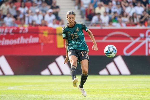 Sara Doorsoun Germany, 23 on the ball, GER, Germany vs Vietnam, DFB football women national team, friendly match, season 2022 2023, 24 06 2023 GER, Germany vs Vietnam, DFB football women national team, friendly match, season 2022 2023, 24 06 2023 Offenbach Copyright: xEibner-Pressefoto Memmlerx EP_MMR