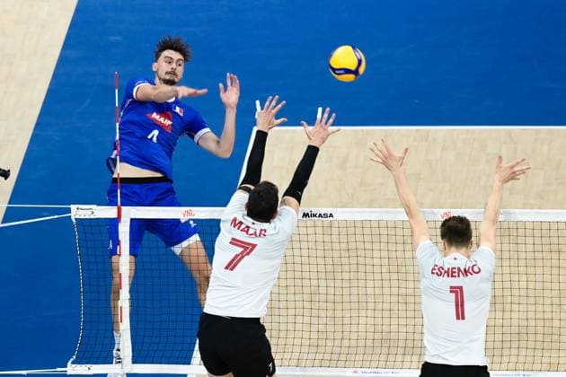 Volleyball, Nations League, Canada - France