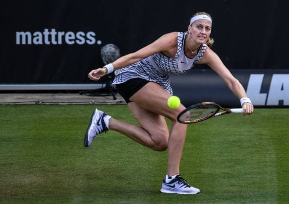24 06 2023, xlakx, sports tennis, WTA Tour 2023 in Berlin emspor, v l Petra Kvitova Czech Republic Berlin
