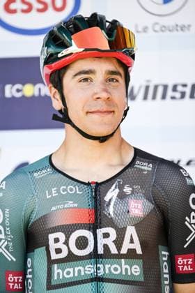 Belgian Cian Uijtdebroeks of Bora-Hansgrohe pictured at the start of the men s elite race of the Belgian Championships cycling, 230,7 km, in Izegem, on Sunday 25 June 2023. TOM GOYVAERTS TomxGoyvaerts  x69372185x