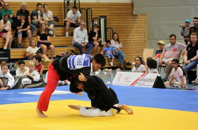24 6 2023 xmgoodx Offenbach 1 Judo Bundesliga 2023 1 JC Samurai Offenbach vs TSG BACKNANG Athanasios Mylonelis Samurai vs Sebastian Kaun Backnang