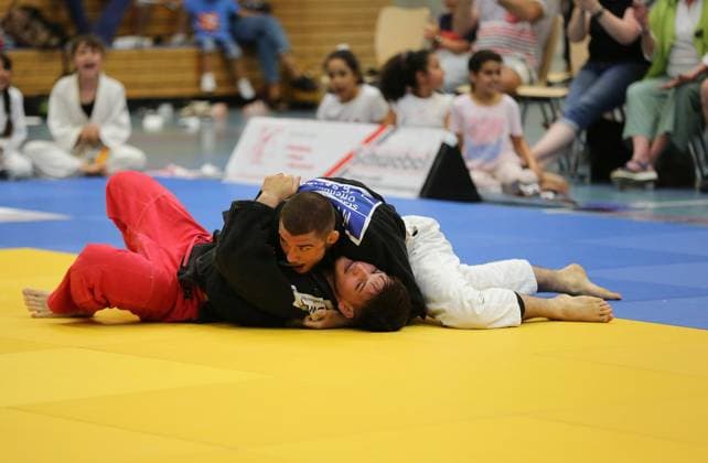 24 6 2023 xmgoodx Offenbach 1 Judo Bundesliga 2023 1 JC Samurai Offenbach vs TSG BACKNANG Athanasios Mylonelis Samurai vs Sebastian Kaun Backnang