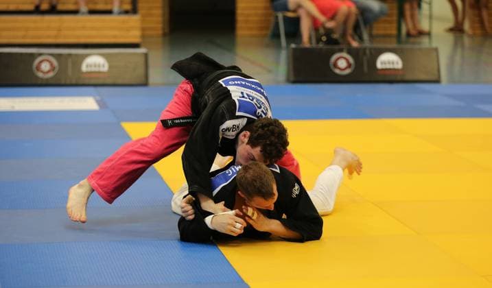 24 06 2023 xmgoodx Offenbach 1 Judo Bundesliga 2023 1 JC Samurai Offenbach vs TSG BACKNANG Leon Ehmig Samurai vs Jonas Riener Backnang