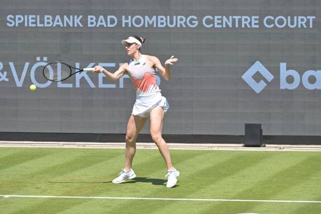 25 06 2023, xbrx, tennis Bad Homburg Open WTA 250, emspor, v l farewell match Petkovic, Andrea GER , professional warm up, Petkovic, Andrea GER Bad Homburg