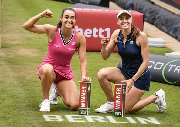 Tennis, WTA Tournament in Berlin, Caroline Garcia and Luisa Stefani win Doubles