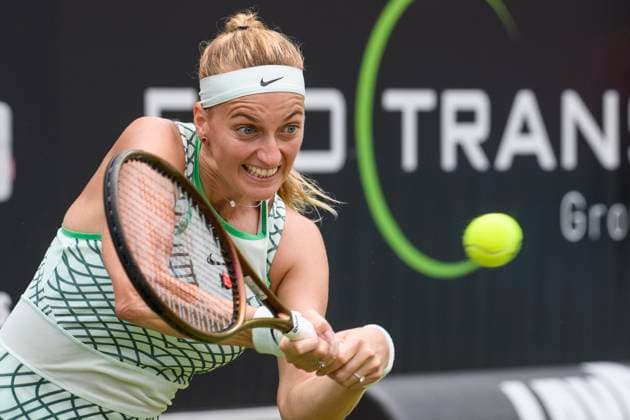 Petra Kvitova tennis player, GER, Berlin, final, tennis bett1open, WTA 500, season 2022 2023, 25 06 23, 2023, Steffi Graf Stadium, GER, Berlin, final, tennis bett1open, WTA 500, season 2022 2023, 25 06 23, 2023, Steffi Graf Stadium, photo Eibner Pressefoto Uwe Koch Berlin Copyright: xEibner-Pressefoto UwexKochx EP_UKH
