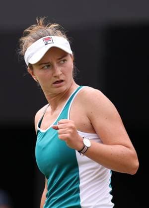 Mandatory Credit: Photo by Ryan Browne Shutterstock (13977110as) Barbora Krejcikova of the Czech Republic Rothesay Classic, Day Seven, Tennis, Edgbaston Priory Club, Birmingham, UK - 25 Jun 2023 Rothesay Classic, Day Seven, Tennis, Edgbaston Priory Club, Birmingham, UK - 25 Jun 2023 Copyright: xRyanxBrowne Shutterstockx 13977110as