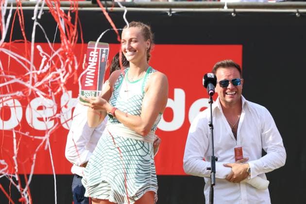 DEU, bett1open, 25 06 2023, Rot Weiss Tennisanlage, Berlin, DEU, bett1open, in picture winner Petra Kvitova Foto Juergen Engler nordphoto GmbH nordphotoxGmbHx xEngler nph00076