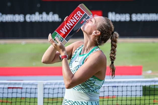 Winner of bett1open 2023 Petra KVITOVA CZE, final singles, bett1open presented by ecotrans Group, Berlin, LTTC Rot Weiß Berlin, 25 06 2023, Copyright: xClaudioxGärtnerx
