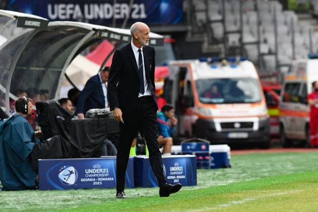 UEFA European Under-21 Championship Group D: Switzerland U21, U 21 vs Italy U21 Paolo Nicolato during UEFA European Under-21 Championship Group D: Switzerland U21 vs Italy U21, disputed on Cluj Arena, 25 June 2023 Cluj-Napoca Cluj Arena Romania Copyright: xAncaxTepeix