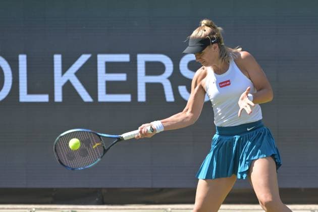 25 06 2023, xbrx, tennis Bad Homburg Open WTA 250, emspor, v l Lisicki, Sabine GER , plays the ball, focused, concentrated Bad Homburg