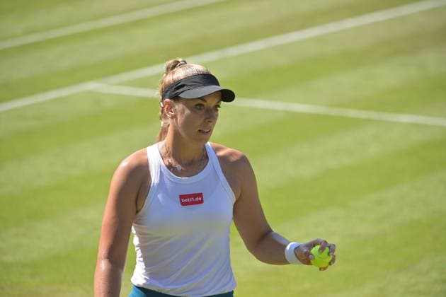 25 06 2023, xbrx, tennis Bad Homburg Open WTA 250, emspor, v l Lisicki, Sabine GER , plays the ball, focused, concentrated Bad Homburg