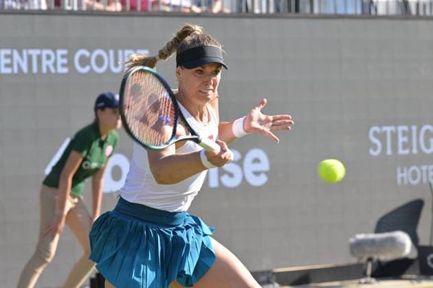 25 06 2023, xbrx, tennis Bad Homburg Open WTA 250, emspor, v l Lisicki, Sabine GER , plays the ball, focused, concentrated Bad Homburg