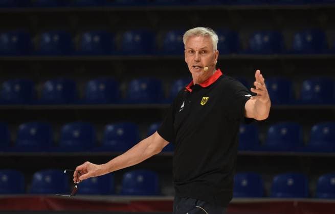 BASKETBALL, COACH CLINIC GORDON HERBERT, coach of national team, Nationalteam Nationalteam of Germany, at Basketball clinic in Aleksandar Nikolic Arena. Belgrade, 24.06.2023. photo: Nebojsa Parausic MN press photo BASKETBALL, COACH CLINIC Belgrade Arena Aleksandar Nikolic Serbia Copyright: xNebojsaxParausicx xMNxPressx