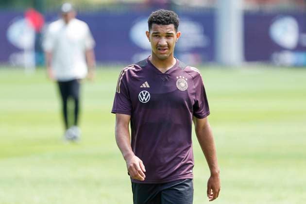 UEFA U21 European Championship, U21 national team training session, 26 06 2023, Batumi Tan Kenneth SCHMIDT 3, Germany, SC Freiburg , UEFA U21 European Football Championship in Romania and Georgia, U21 national team training session, 26 06 2023, Batumi Copyright: xBEAUTIFULxSPORTS Meuselx
